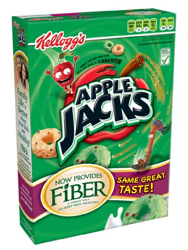 Apple Jacks Cereal, 12.2-Ounce Boxes (Pack of 3)