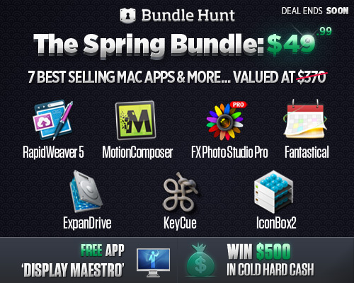 Mac App Spring Bundle - $371 worth of apps for $50