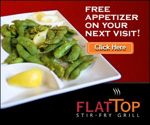 Free Appetizer at FlatTop Stir-Fry Grill