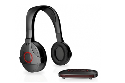 Slick 100' Wireless Headphones with FM Radio and Padded Ear Cushion
