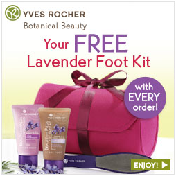 Get a Free Gift with any purchase at YVES ROCHER.