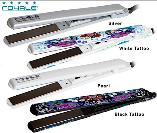 Royale Limited Edition Slim Line Professional Ceramic Straightener Iron - Heats Up in 20 Seconds