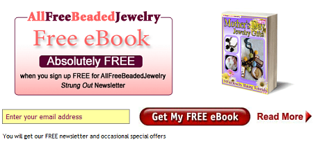 8 Free jewelry making tutorials eBook for making jewelry at home.