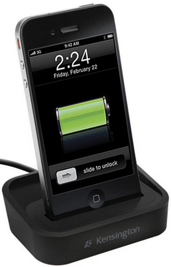 Kensington Charge and Sync Dock for iPhone with Non-Slip Base