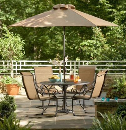 Simply Outdoors Glen View 5-piece Sling Dining Set