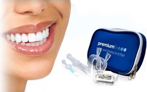 Premium Home Teeth Whitening System with Premium Whitening Gel