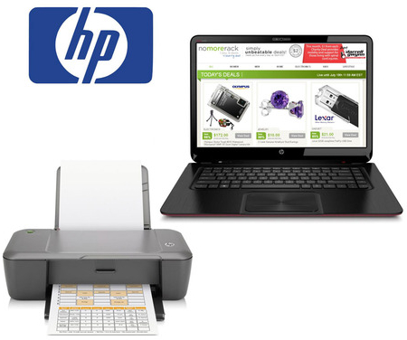 HP Envy Ultrabook PC with HP Printer