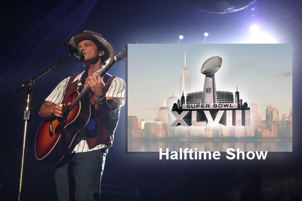 It's A Halftime SHOW! Bruno Mars Confirmed For XLVIII 2014 Super Bowl!
