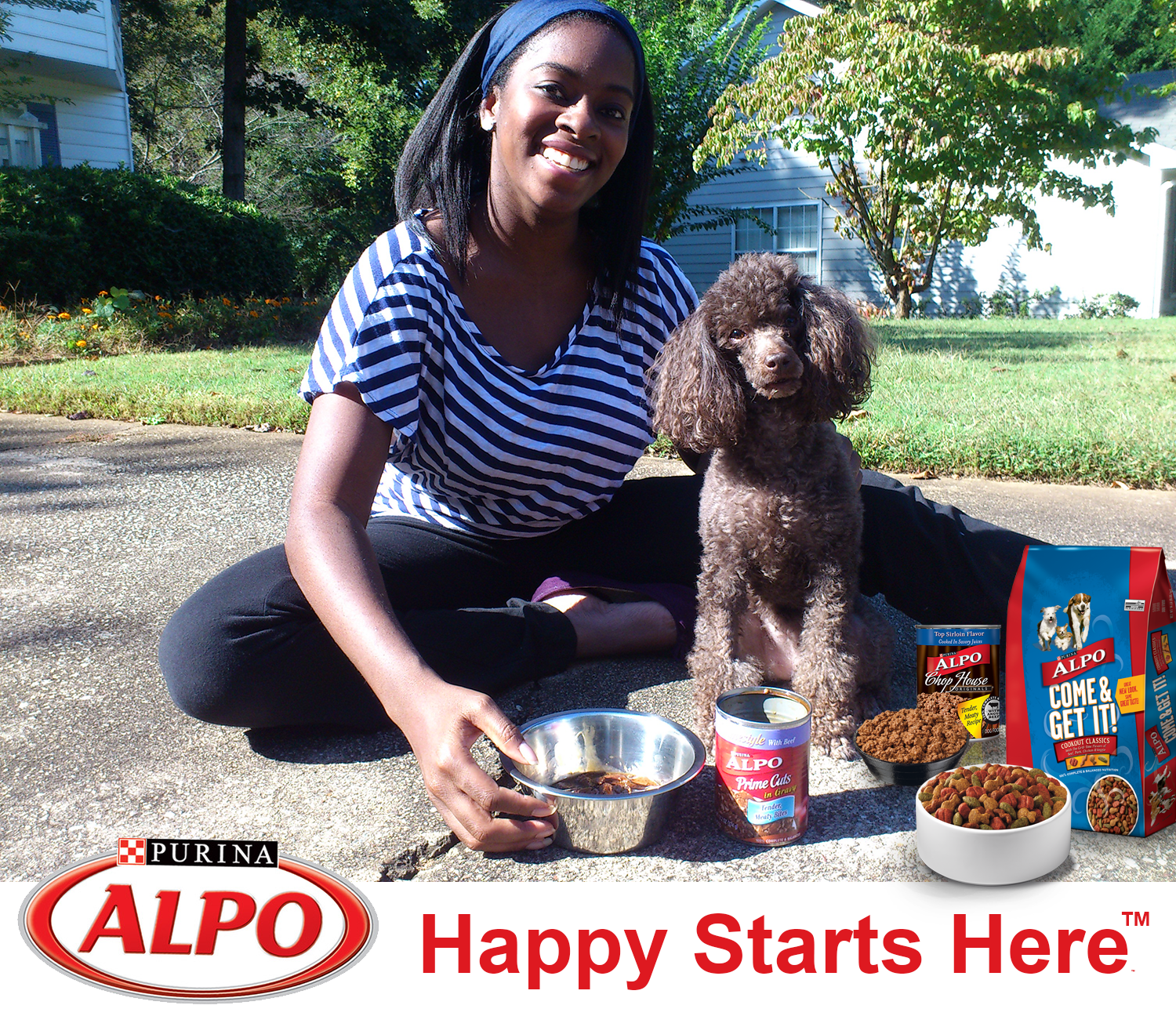 Happy Starts With Alpo - Khloe trying Alpo Dog Food