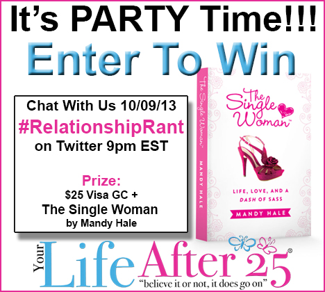We're Having A Party! Enter To Win A $25 Visa gc & Copy of The Single Woman