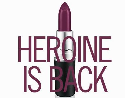 MAC Heroine Lipstick makeup
