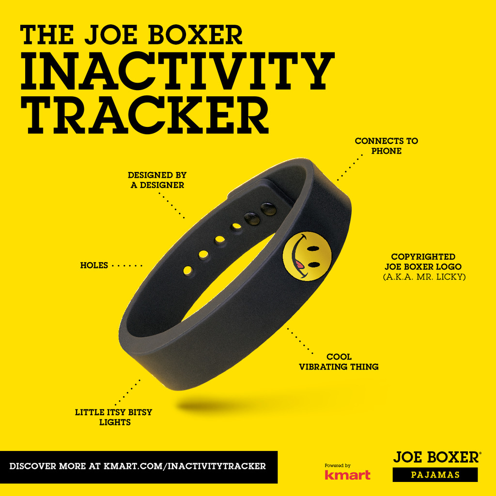 Joe Boxer Inactivity Tracker