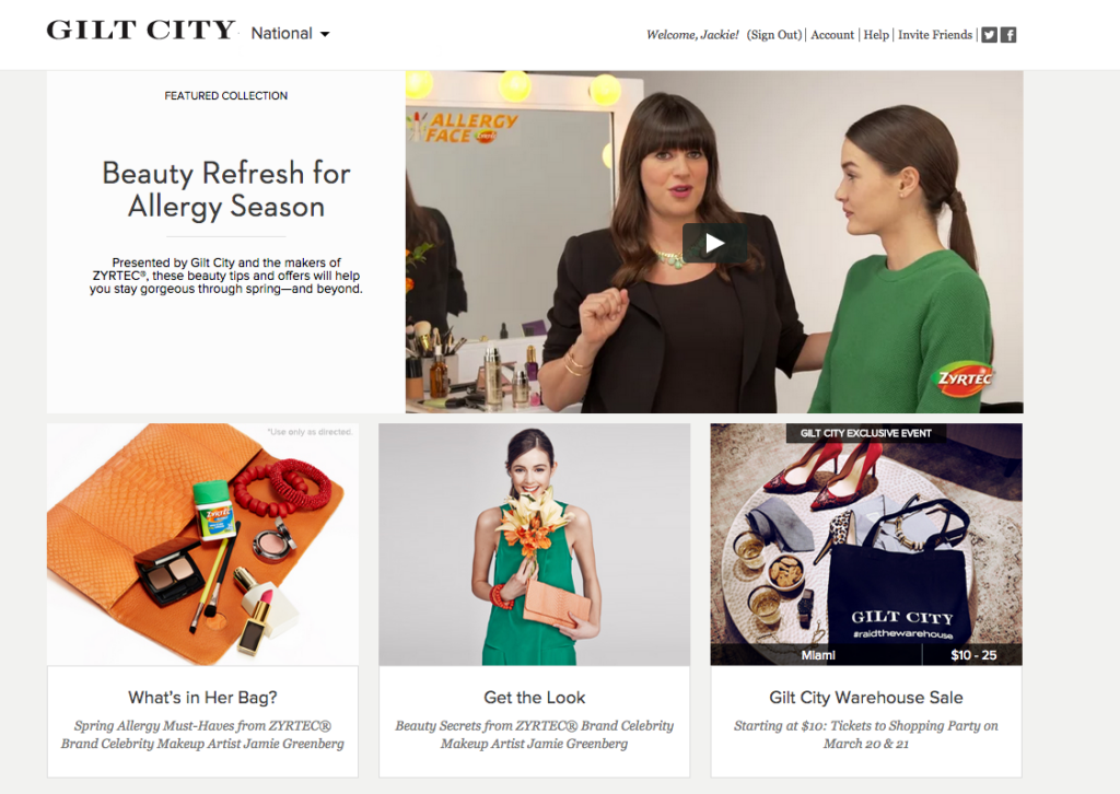 Allergy Face Beauty Tips from Gilt City by Zyrtec