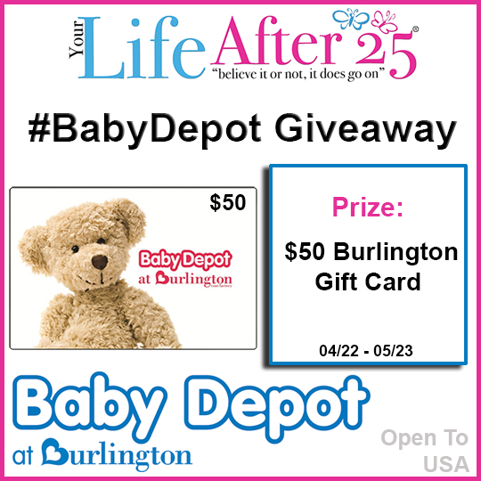 Enter To WIN A $50 Burlington Baby Depot Gift Card!