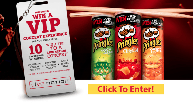 Click To Enter Pringles Summer Jam VIP Experience