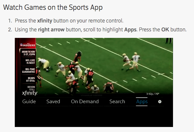 Football, Food And Family: How Xfinity's Sports App Is The Perfect Compliment For Games!