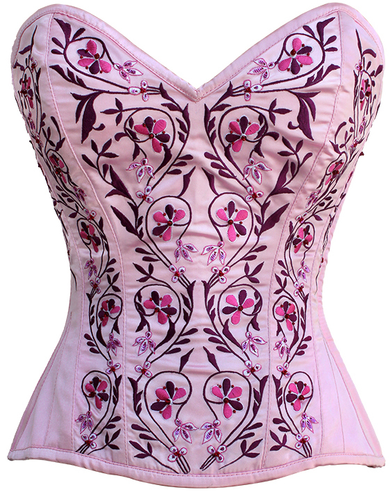 LADY OF ROSES PINK-RED CORSET