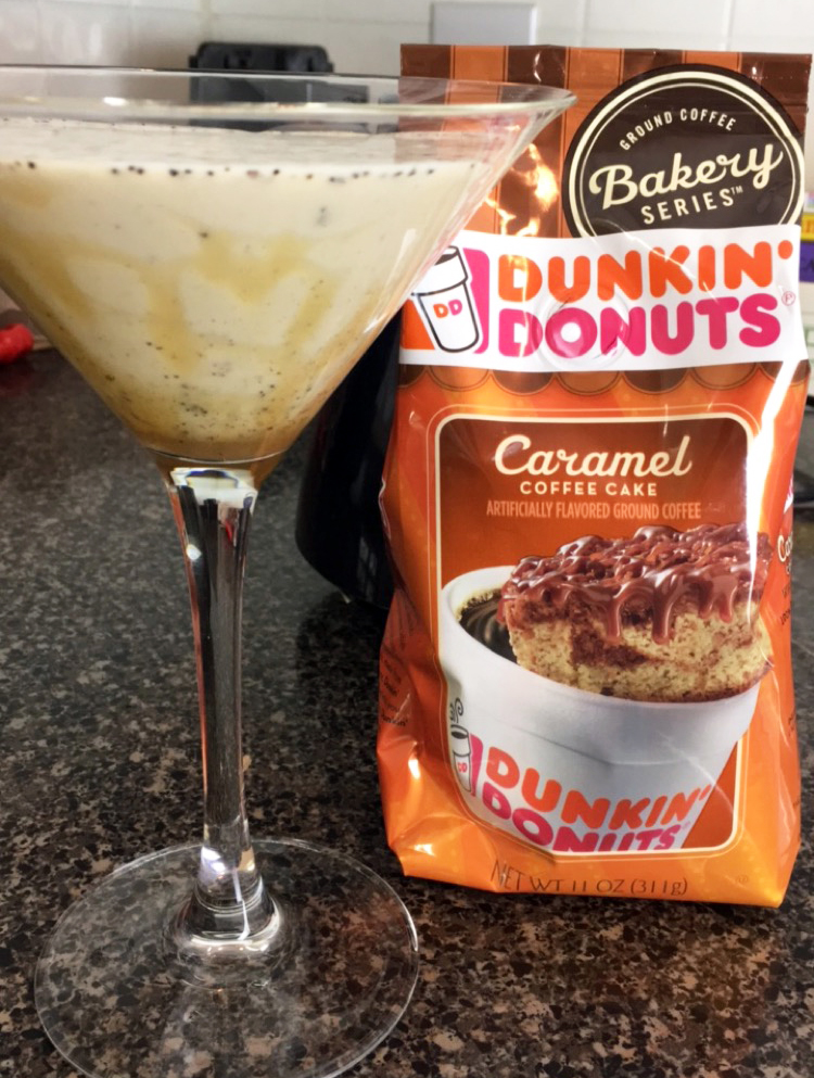 Dunkin' Donuts Caramel Coffee Cake Mocktail