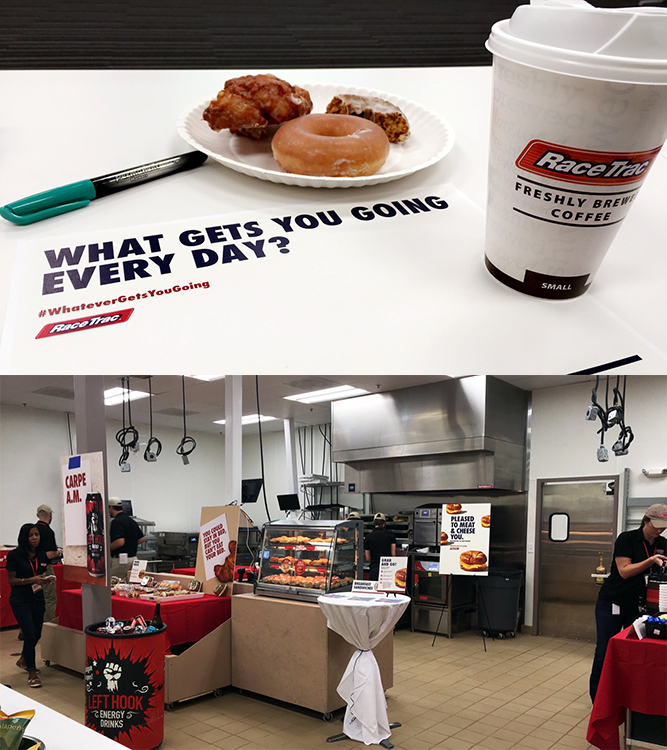 A Trip To The RaceTrac Test Kitchen: Food, Coffee and Whatever Gets You Going!