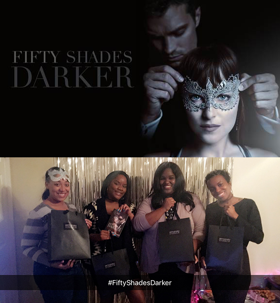 Getting Fifty Shades Darker, For Girl's Night! Drinks, Fifty Shades and Girl Talk!