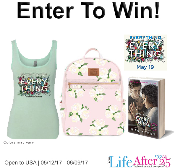Enter To Win: Your Life After 25’s Everything Everything + $25 Visa GC and Prize Pack Giveaway!