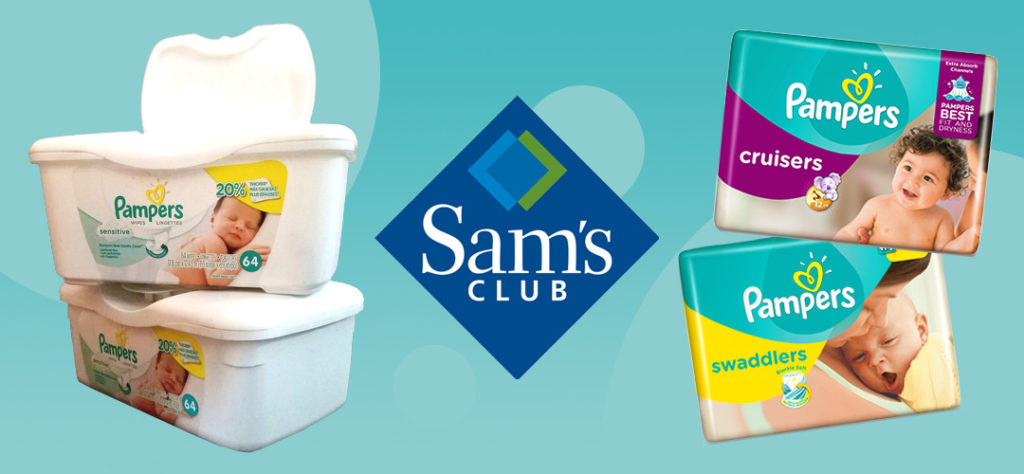 Save on Pampers at Sam's Club