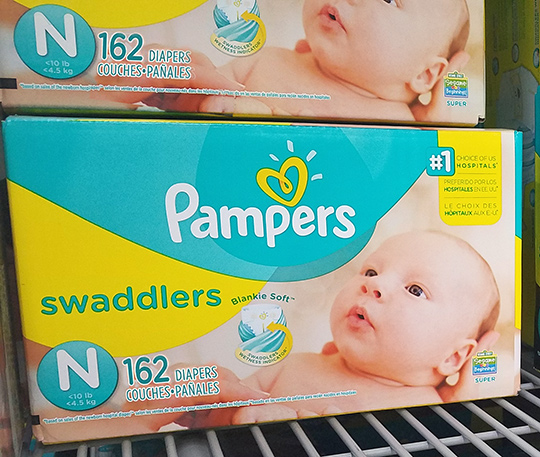 Pampers at Sam's Club